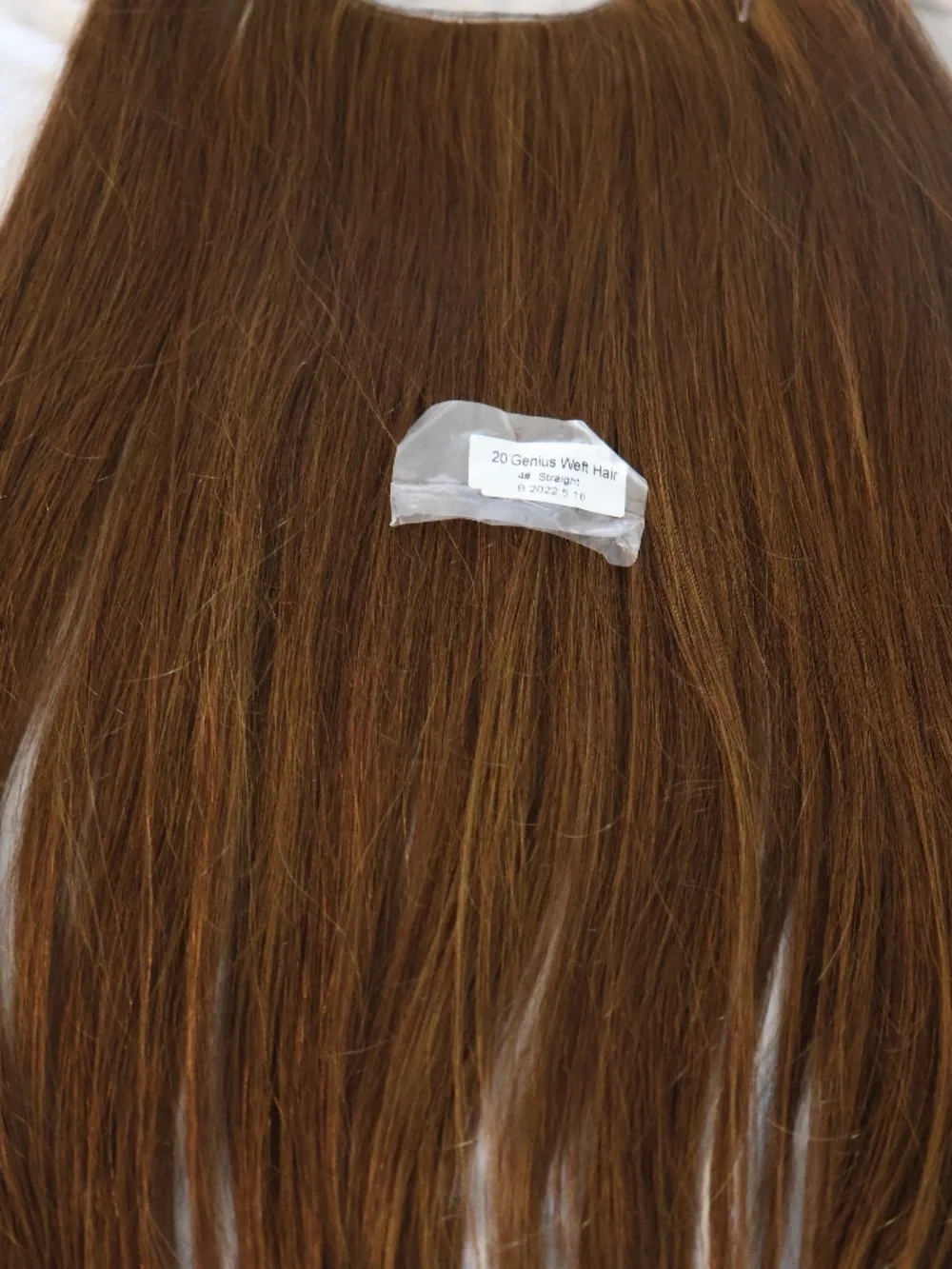 NEW 12A grade human hair genius weft level #4 brown 20